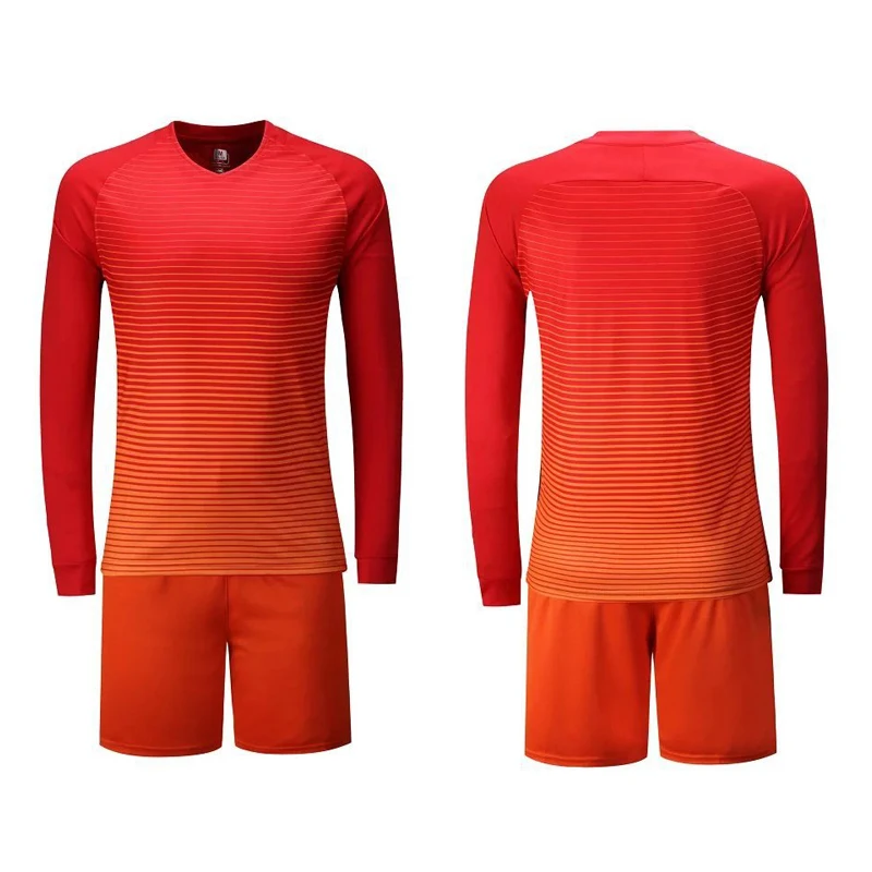 Long Sleeve Soccer Jersey Sets Men Women Football Sports Suit