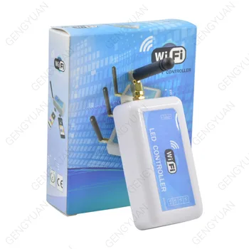 

Fast shipping 5pcs RGBW / RGB / Single color/ WWCW LED WIFI Controller for LED strip moudle via phone App android IOS 12-24V