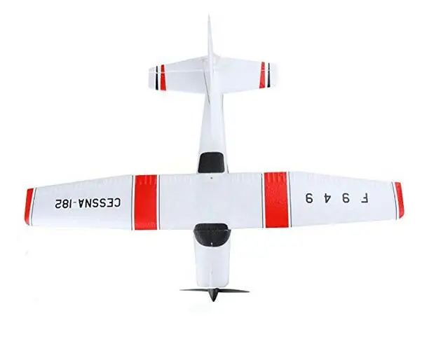 Парктен WLtoys F949 2,4G 3CH Cessna 182 микро RC самолет BNF без передатчика уличный Дрон игрушка для детей в возрасте 14+ подарок