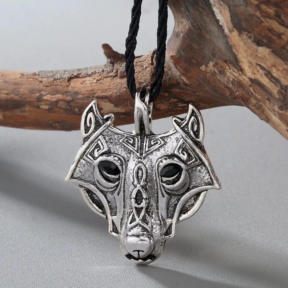 CHENGXUN Men Stainless Steel Norse Vikings Amulet Pendant Necklace