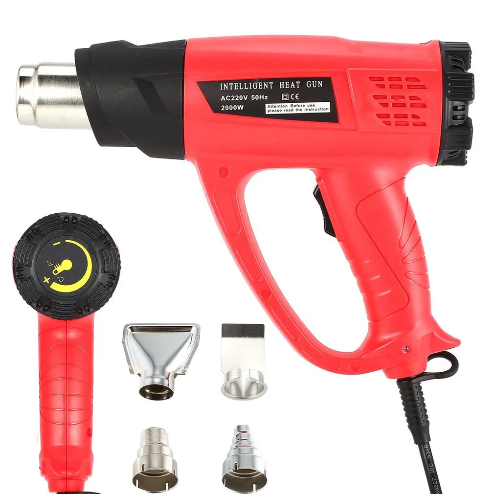 

2000W Hot Air Gun Thermostat Heat Gun Hot Air Blower Shrink Wrapping Thermal power tool Soldering Gun Heat Air Gun