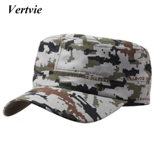 Vertvie камуфляжные зеленые регулируемые шапки мягкие солнцезащитные Двуцветные шапки для женщин и мужчин весна осень шляпы высокого качества