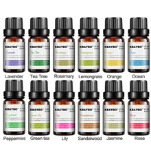 12 шт. увлажнитель масла с 12 видами аромата Жасмин абсолютно новое водорастворимое масло эфирные масла для ароматерапии лаванды