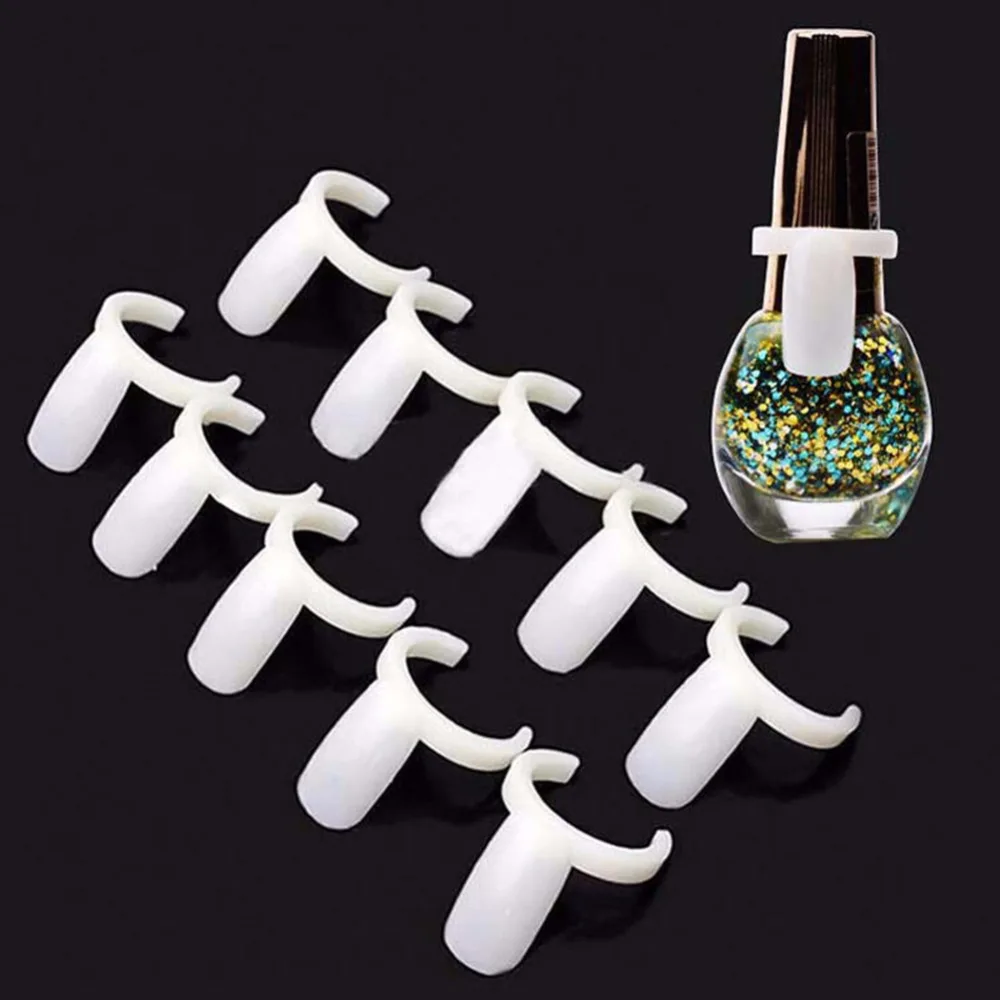 

Hot Sale 50pcs/set DIY Nail Art Ring Polish Color Pops Practice Display False Nail UV Gel Nail Tips Nail Art Tool Accessories