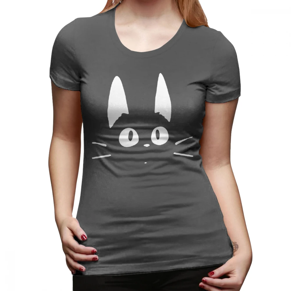 Chat футболка Jiji Kiki S Сервис футболка хлопок Kawaii женская футболка повседневная с коротким рукавом О-образным вырезом Женская футболка