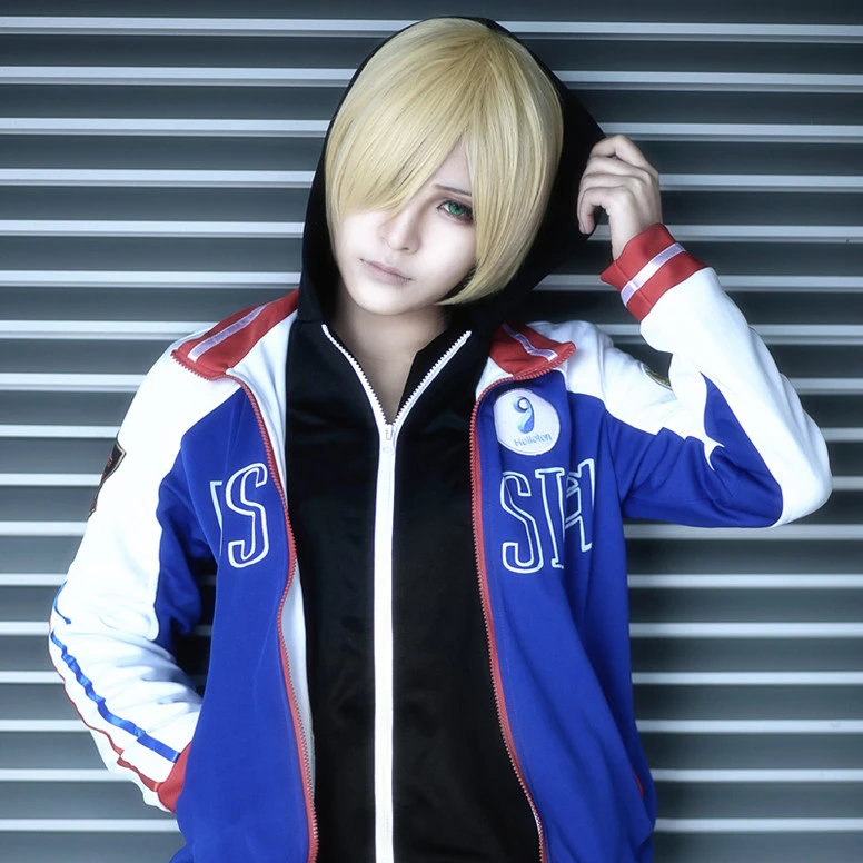 ユーリオンアイスコスプレコスチューム服男性女性日本ユーリ On Ice Yuri Plisetsky Carnaval Halloween Anime Hoodie Jacket Anime Jacket Jacket Animewomen Halloween Aliexpress