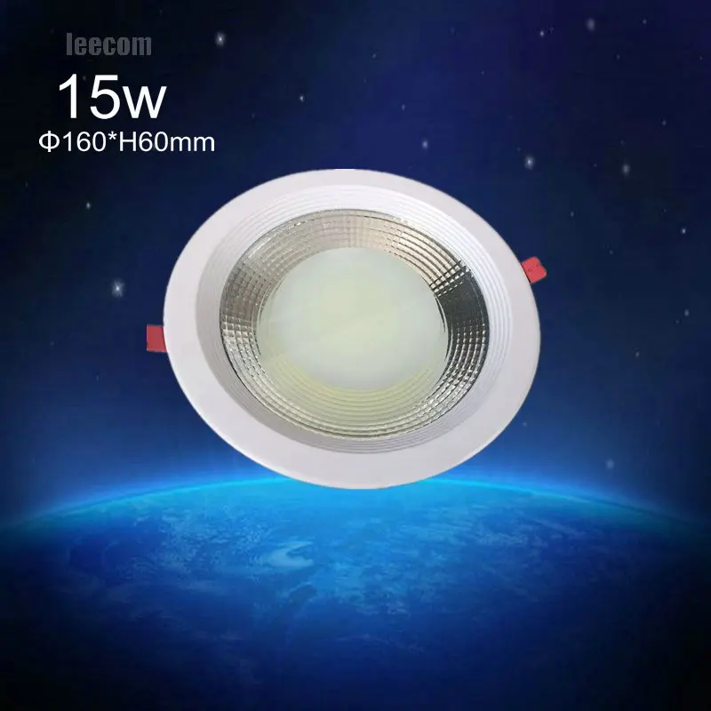 

2018 10pcs/lot Cob Ceiling Spot Light 15w 85-265v Ceiling Recessed Lights Indoor Lighting 5 years warranty time