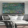 Monet nénuphars toile Art peintures Reproductions impressionniste fleur mur affiches et impressions photo pour salon décor ► Photo 1/6