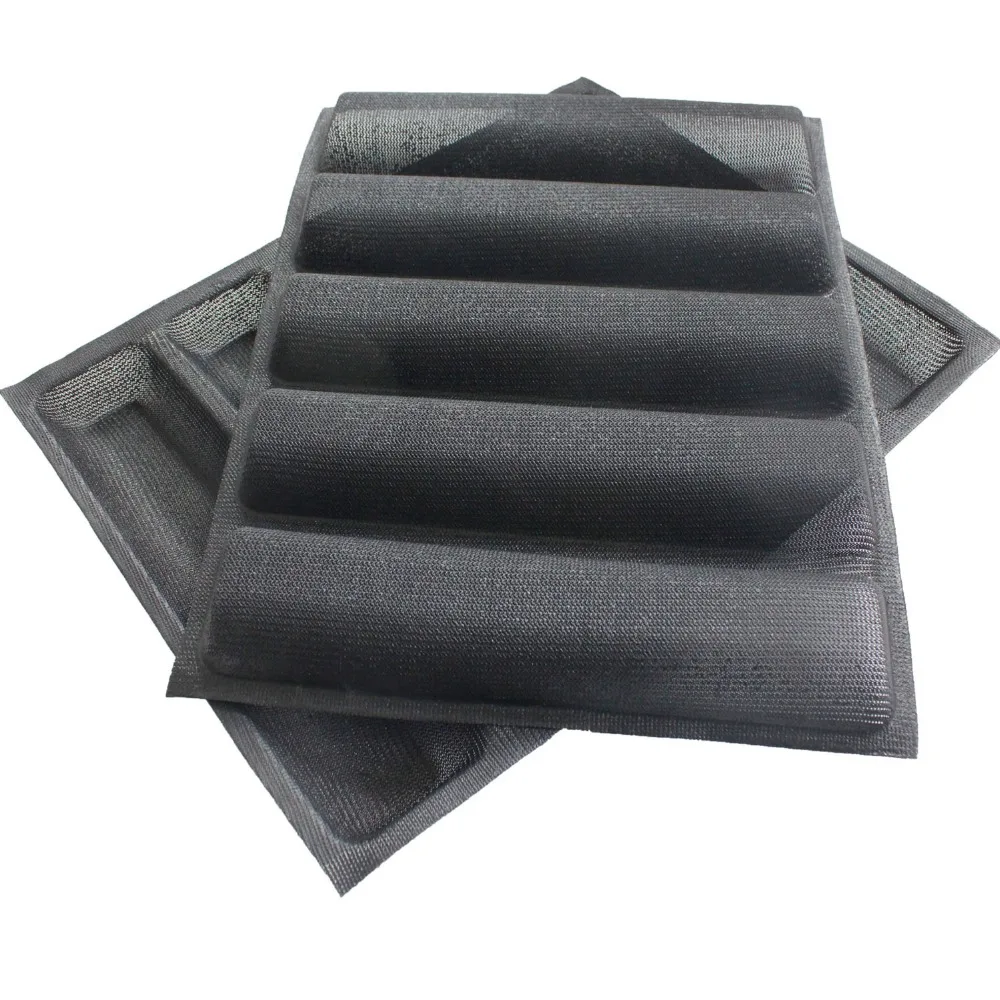 460x335x27 мм силиконовая форма 5 вмятин Resuable Silform/форма для хлеба Silform Fiber Glass выпечки