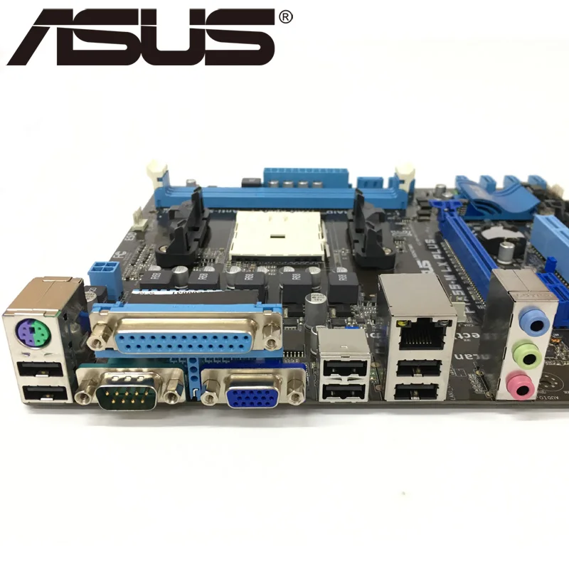 Asus оригинальная настольная материнская плата A55 Socket FM1 DDR3 32 ГБ для A / E2 б/у в