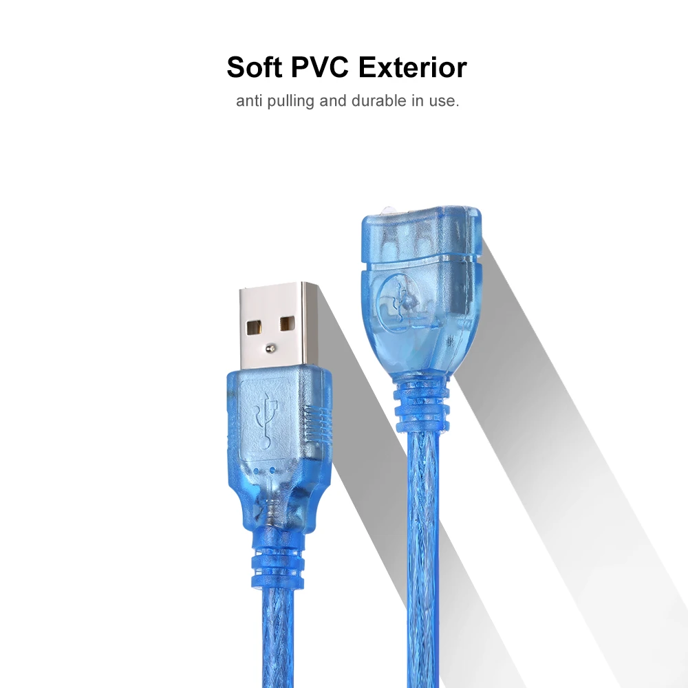 High Performance Usb2 0 Usb Extension Cable Wire Male To Female Extender For Smart Tv Ps4 Xbox One Ssd Data Sync Computer Cables Connectors Aliexpress