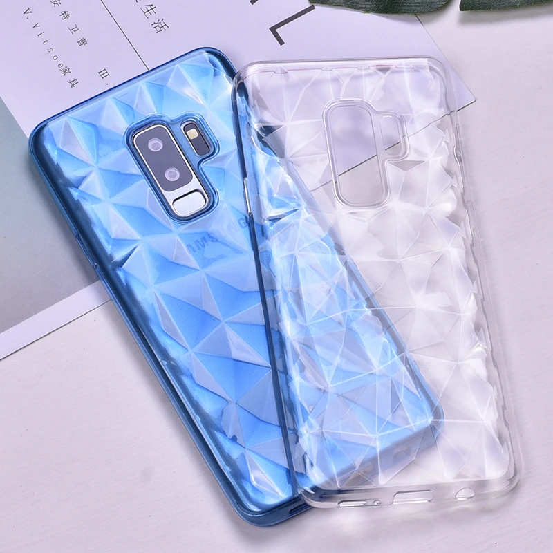 

ProElite Shining Diamond Pattern Case for Samsung S9 S8 Plus J7 2017 A6 Plus 2018 Note 9 A8 A9 Star Ultra Thin Soft TPU Shell