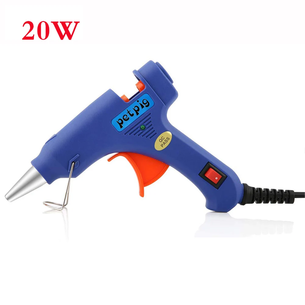 

Home DIY 20W Hot Glue Gun Glue Sticks Power Craft Heat Tool Hot Melt Glue Gun Commercial Manufacture for 7MM Glue Stick