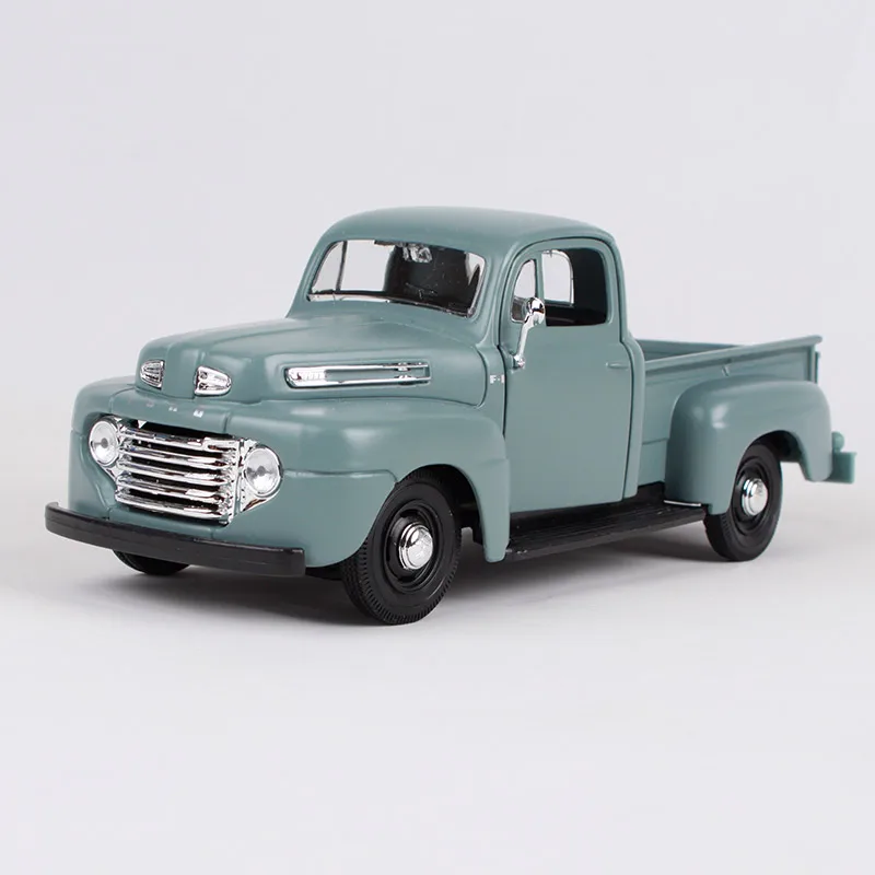 Maisto 1:25 1948 ford большой полноразмерный грузовик синего и красного цвета модель 192*73*74