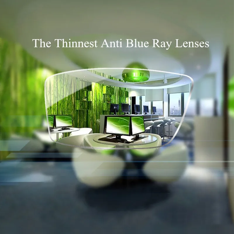 Chashma 1.74 Index Thinnest Blue Ray Block Glass Clear Color Anti Reflective Ultra Thin Prescription Lenses Top Quality Lens Chashma 1.74 Index Thinnest Blue Ray Block Glass Clear Color Anti Reflective Ultra Thin Prescription Lenses Top Quality Lens