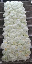 SPR 50*200cm wedding flower wall 2016 hot stage backdrop decorative factory artificial flower wedding arrangement