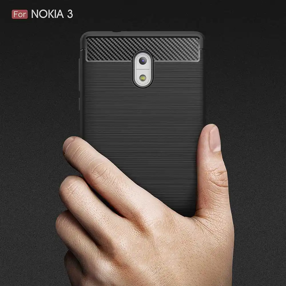 Модный Ударопрочный Мягкий силиконовый чехол Mokoemi 5," для Nokia 3, чехол для телефона Nokia 3