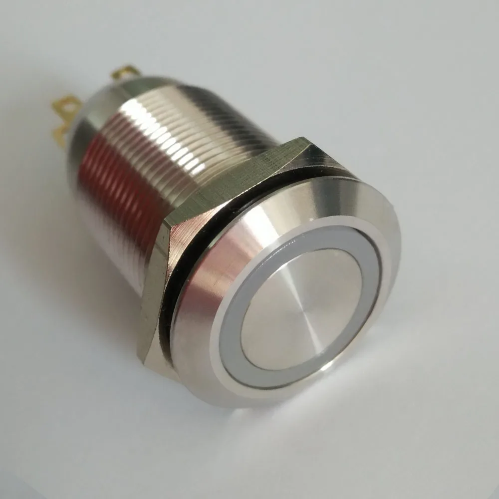 

22mm waterproof 1NO 1NC momentary metal electric car switch( Dia. 22mm )+ CE RoHS