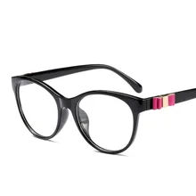SOLO TU модные милые кошачий глаз очки с бантиком оправа оптические очки для работы за компьютером очки оправа для женщин студенток