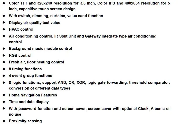 Touch Panel 5'' slim 1111