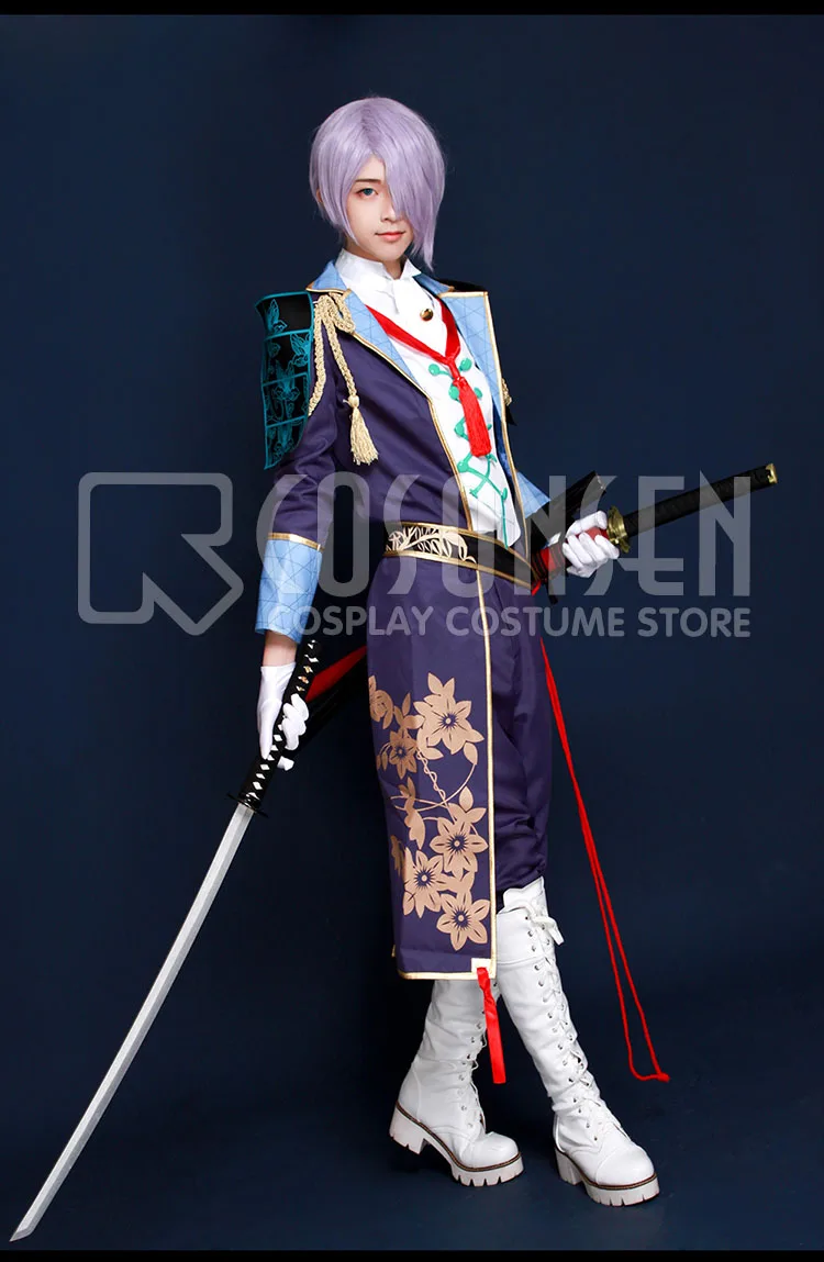 Игра Sengoku Ночная кровь Akechi Mitsuhide Ода армейский косплей костюм полный набор все размеры Косплей ONSEN на заказ