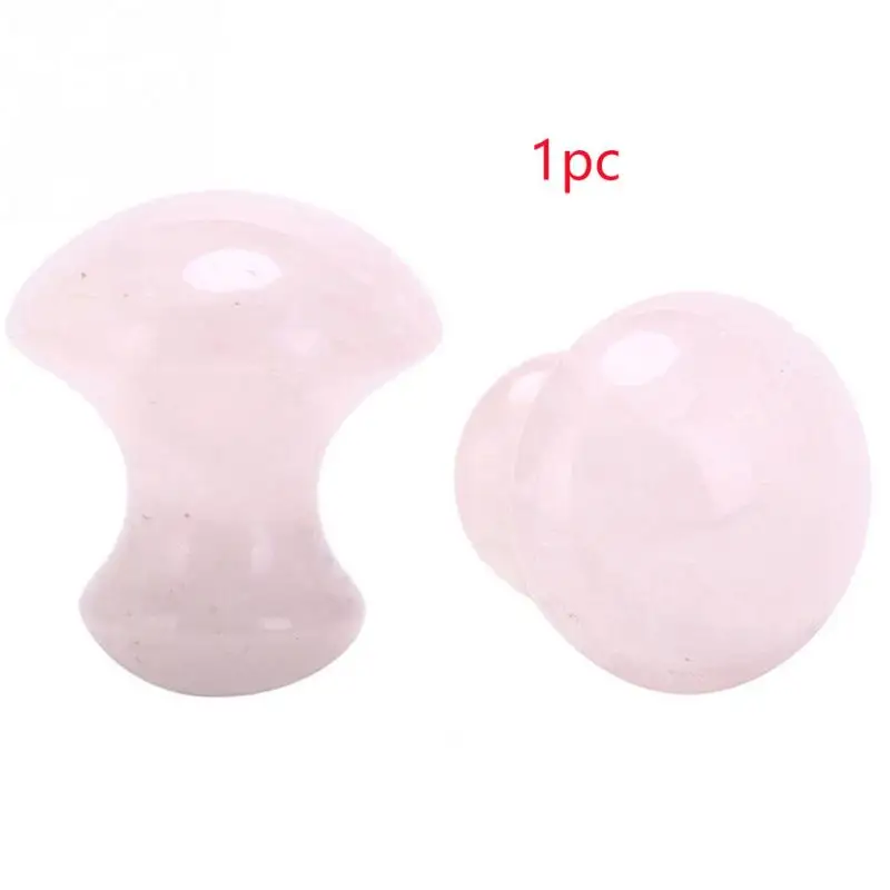 Массажер для лица Gua Sha Rose Quartz Безопасный и эффективный Удобный для переноски инструмент в форме гриба маленький массажер