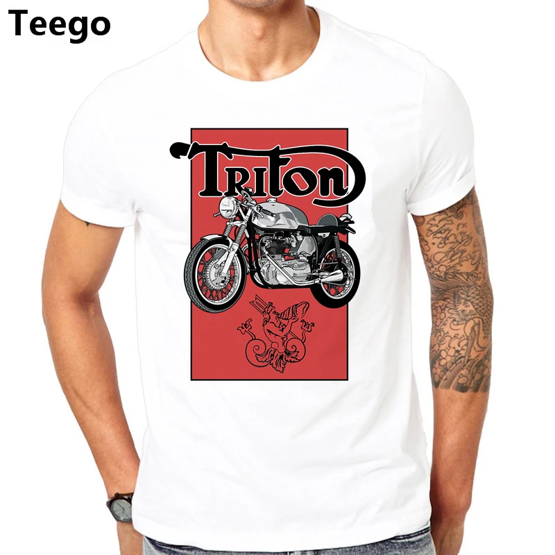 

Triumph Motorcycle 1902 2017 Black T-Shirt For Mens T Shirt Fashion Cotton Simple Short Sleeve Tee Shirt Clothing