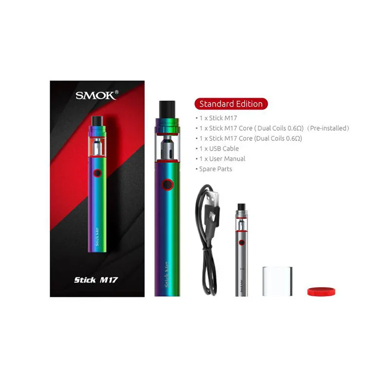 SMOK Stick M17 набор электронных сигарет Vape ручка VS EGO AIO электронная сигарета кальян S