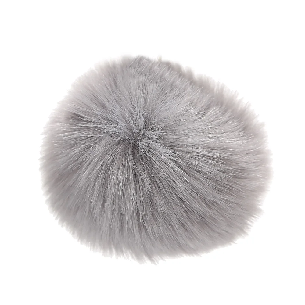 

10pcs/lot Fur Ball 4cm Pompom Keychain Car Keyring Rabbit Fur Ball Keychain Fur Pompons Bag Charms Accessories with Loop