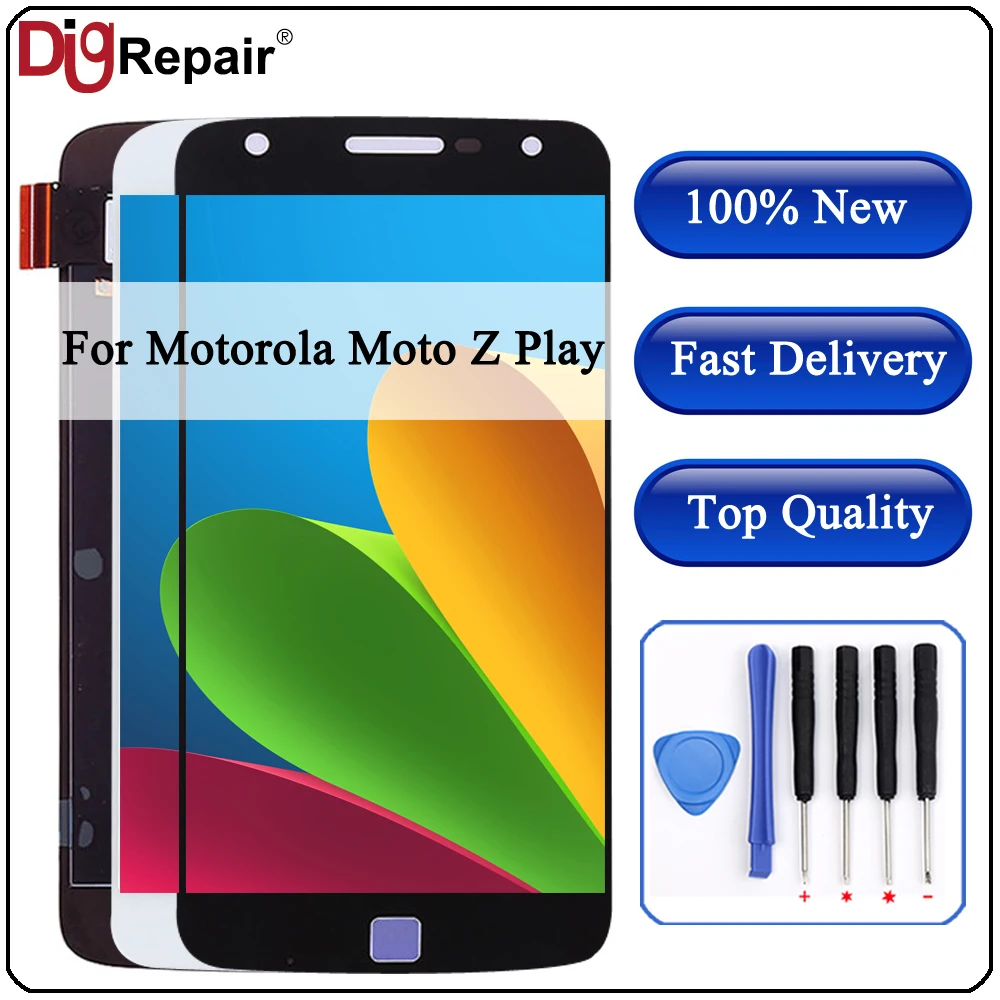 

For Motorola Moto Z Play Droid XT1635-01 XT1635-02 LCD Display Touch Screen Digitizer Full Assembly for Moto Z Play lcd display