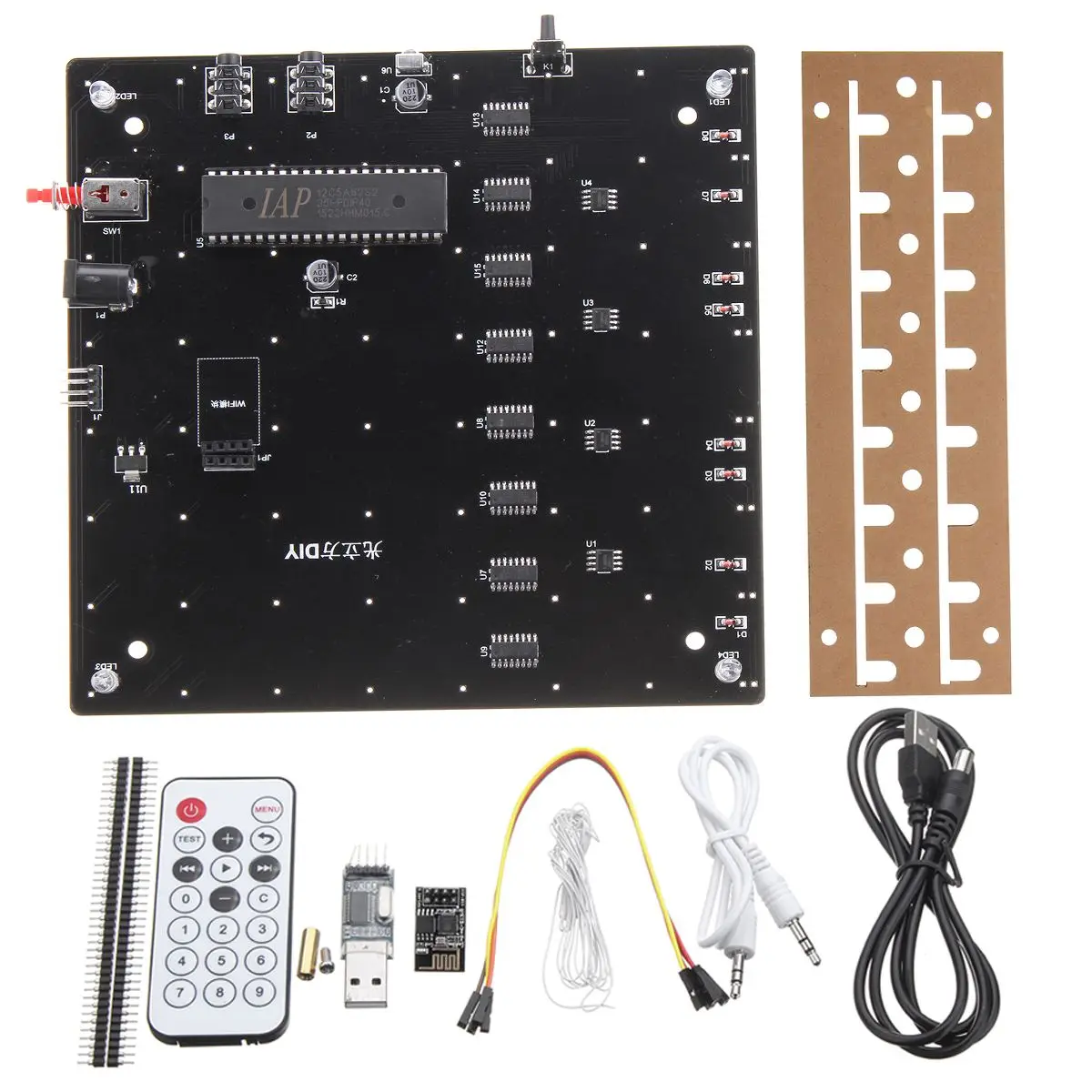 Светодиодный светильник LEORY 8x8X8 512 DIY 3D светодиодный комплект кубиков Wi Fi