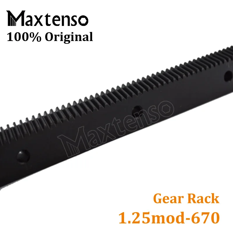 

MAXTENSO 1.25mod modulus cnc gear rack helical teeth 670mm Engraving machine high precision