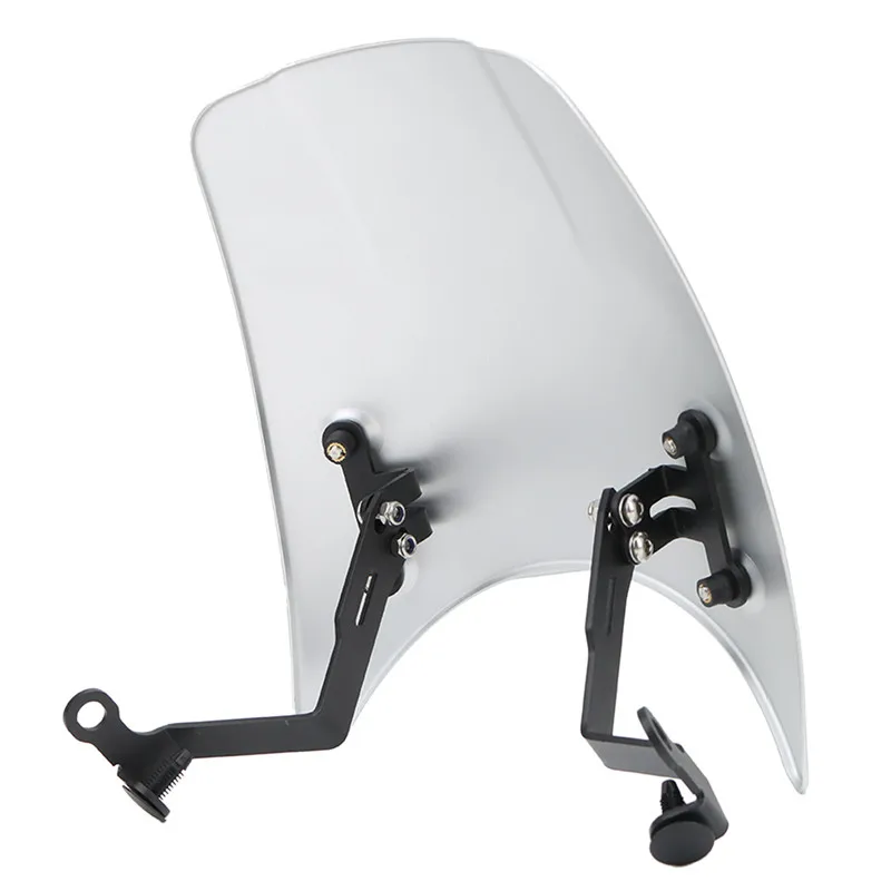 Aluminum Windshield Windscreen Wind Protection For BMW R Nine T R9T 2014 2015 2016 2017 Headlight Fairing Guide Plate WISENGEAR (17)