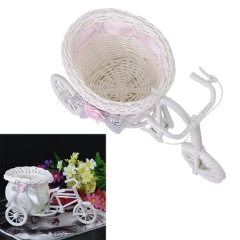 

Handmade Tricycle/Bike Flower Basket For Flower Vase And Storage Decoration Gift & Handmade Tricycle/Bike Shape Flower Basket