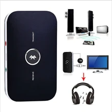 B6 2 In 1 Bluetooth Transmitter Receiver Wireless A2DP Bluetooth Audio Receiver Adapter Portable Audio Player Aux 3.5mm For TV