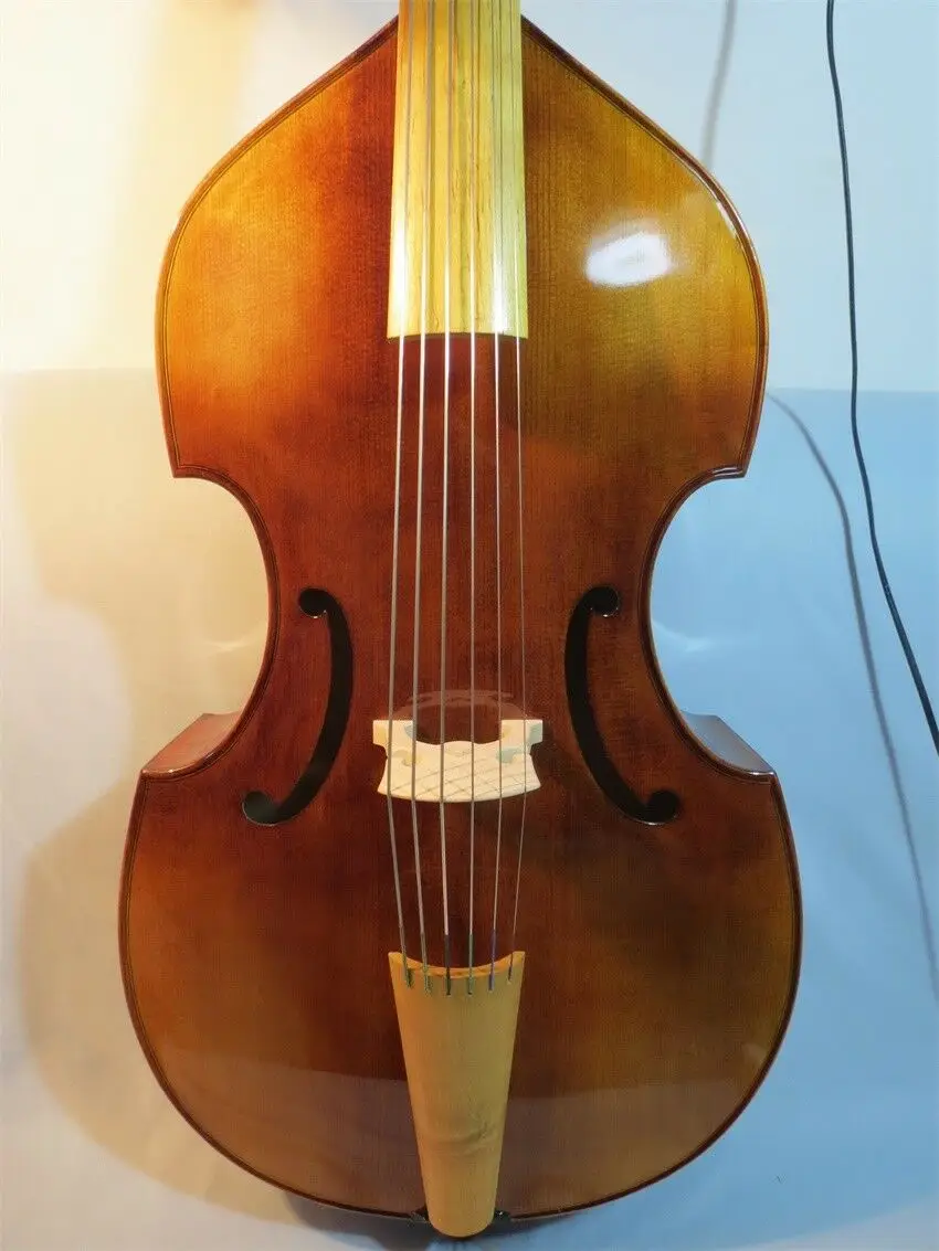 Барокко Стиль твердой древесины песня брена Маэстро 6 стринг 2" viola da gamba#13018