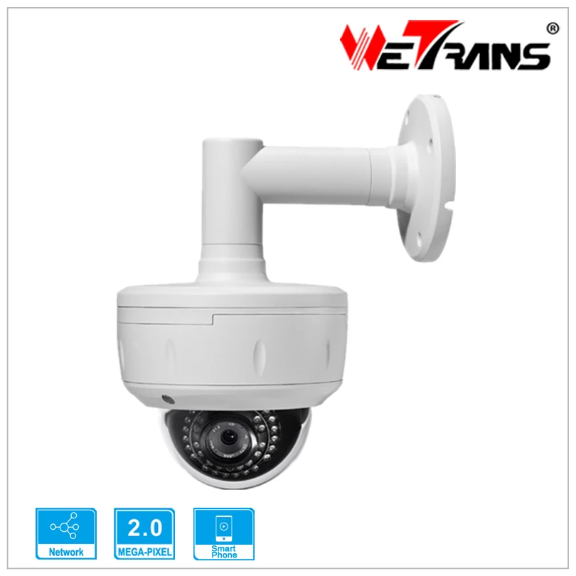 Outdoor Dome Camera with Wall Mount Bracket 2.8 12mm Lens 2 Megapixel