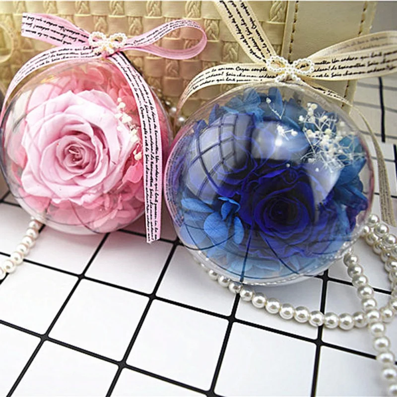 

Car Pendant Bowknot Glass Flower Car Hanging Ornament Car Rear View Mirror Pendant Car Accessories