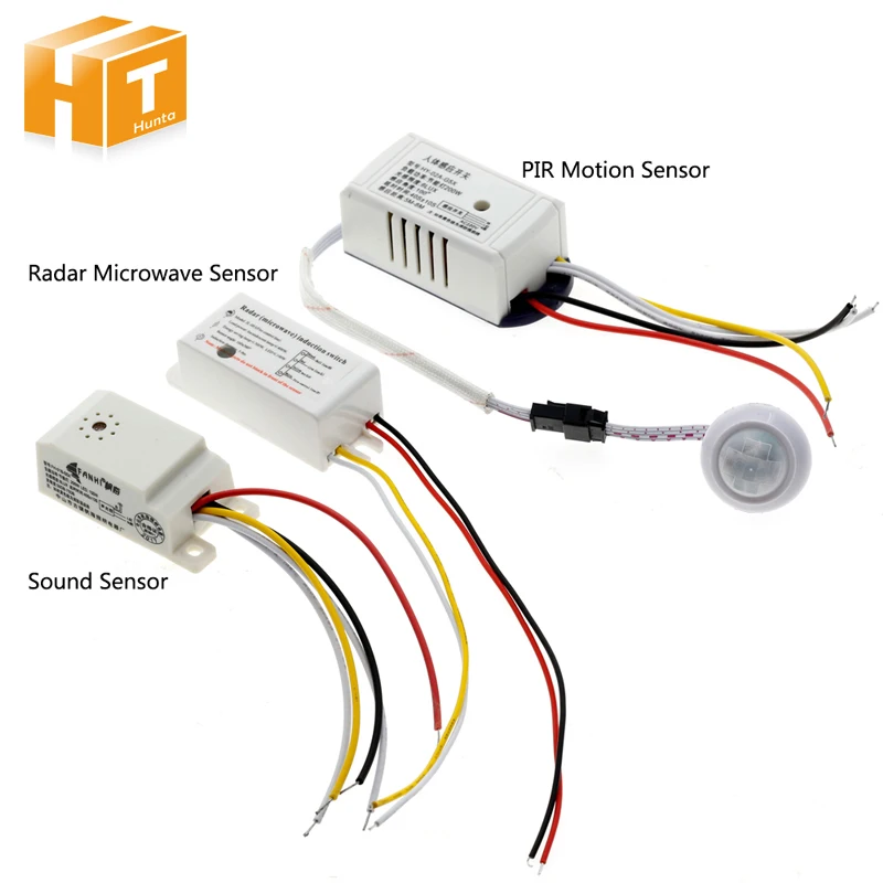 

PIR Motion Sensor Light Switch/ Radar Microwacve / Sound Control Infrared Sensor Switch Lamp 220V