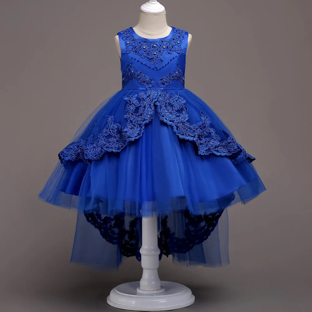 

Flower Girls Wedding Dress 2018 Summer Cute Girls Princess Dress for Party Kids Formal Dresses For Baby Girls Fashion Clothes