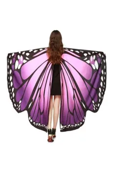 

New Fashion Women Wrap Shawl Scarves Long Butterfly Wing Cape Beach Cover Up
