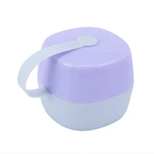 Фиолетовый цвет портативный младенческой Дети пустышка держатель коробка соска Колыбель Чехол держатель ящик для путешествий ребенок контейнер для соски