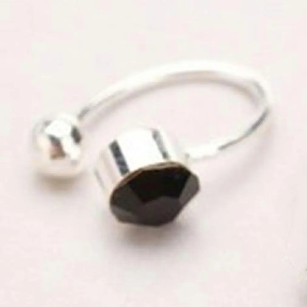 Personalized Earrings U-shaped without Ear Piercings Ear Clip Rhinestone Unique Women Clip on Hanger Body Jewelry