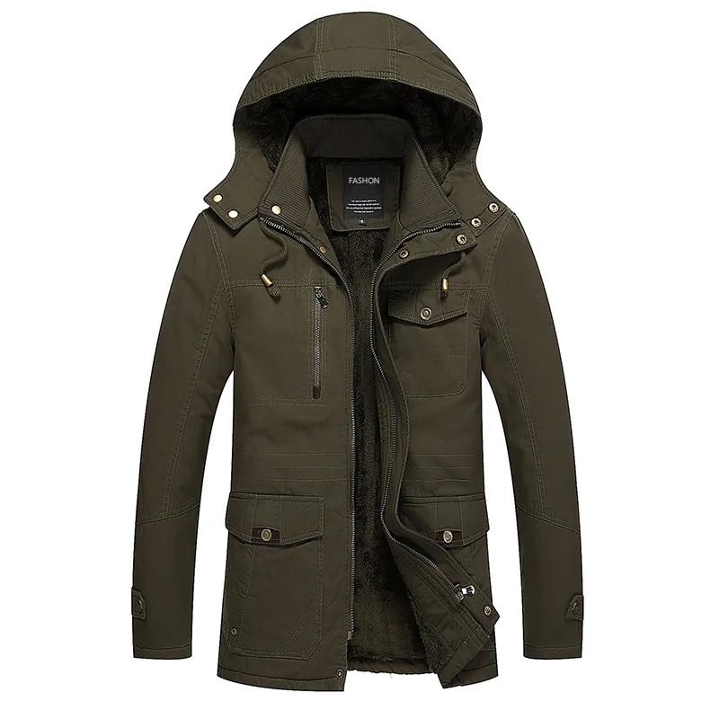 

2017 Double Pockets Mens Spring winter Trench Coat Fashion Men Parka Thin Coat High Quality Men's Slim Jacket