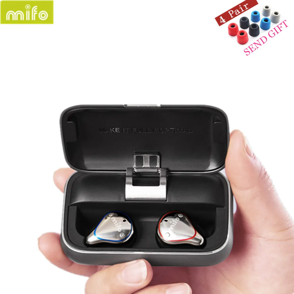 Mifo O5 Bluetooth 5 0 настоящая Беспроводная гарнитура бинауральные мини наушники в ухо