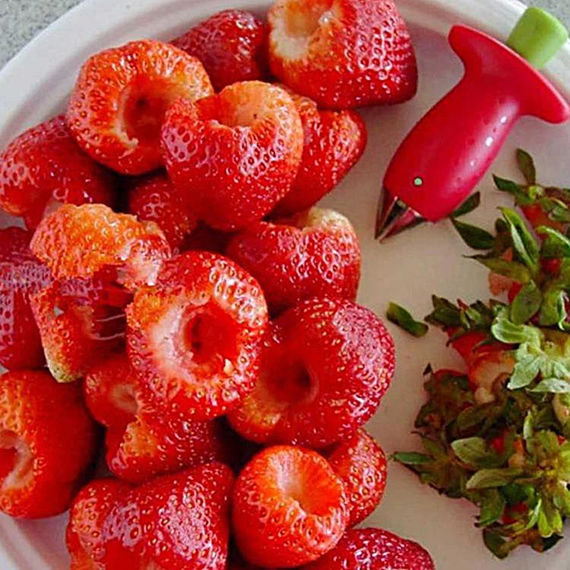 Креативный кухонный инструмент для красного копания клубники Отслойка