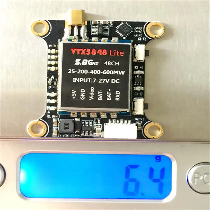 VTX5848 LITE 48CH 5 8G 25/100/200/400/600 мВт переключаемый модуль видеопередатчика VTX с OSD