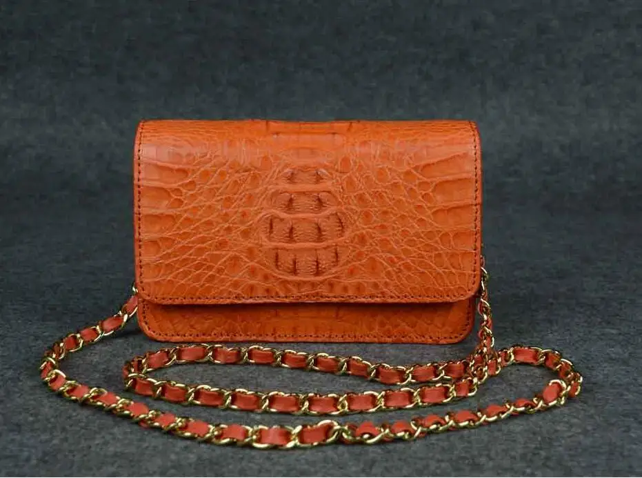 

Accept private label Custom logo wholesale drop shipping Genuine real crocodile leather luxury bags