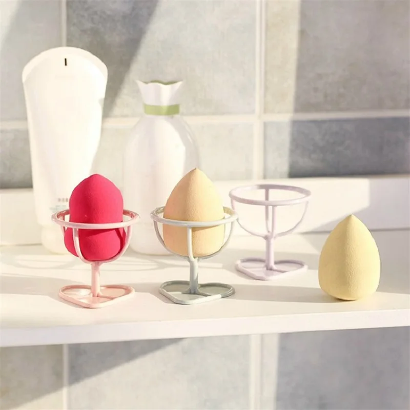 

1 Pcs Creative Makeup Sponge Powder Puff Storage Rack Egg Powder Puff Bracket Box Powder Puff Drying Holder Display Holder Rack