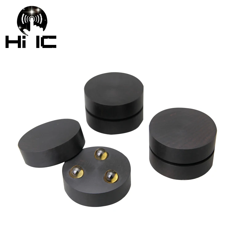 Усилитель звука HIFI корпус черное дерево хрустальные бусины амортизатор